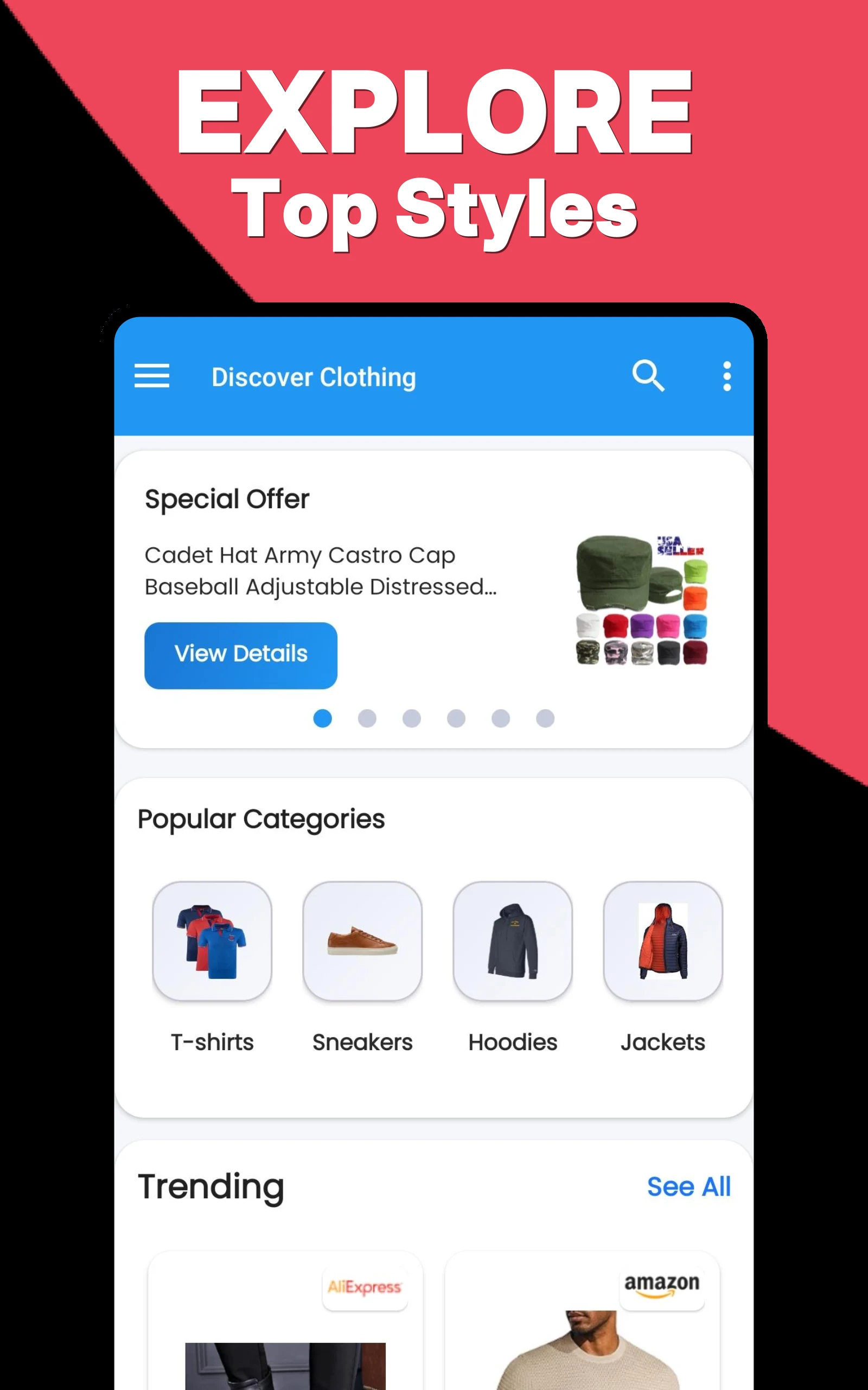 Men's Clothing Price Compare screenshot