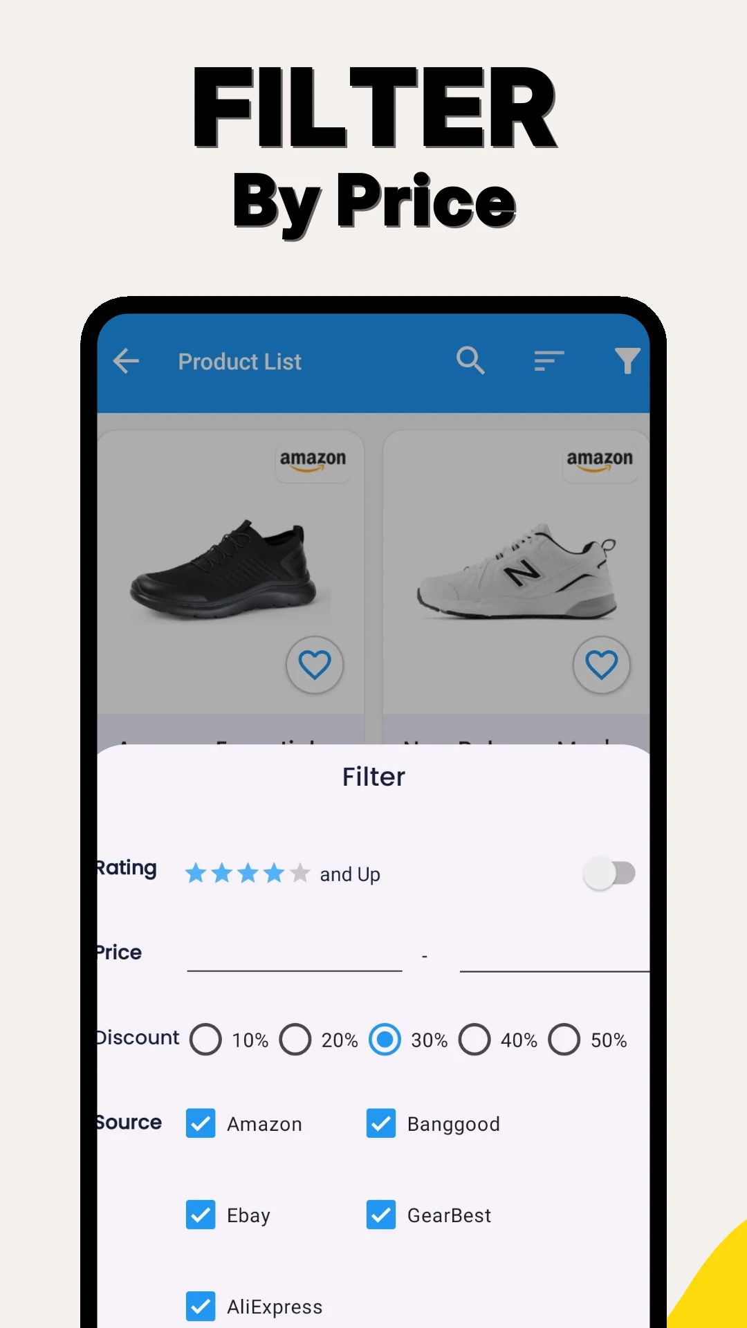 Men's Clothing Price Compare screenshot