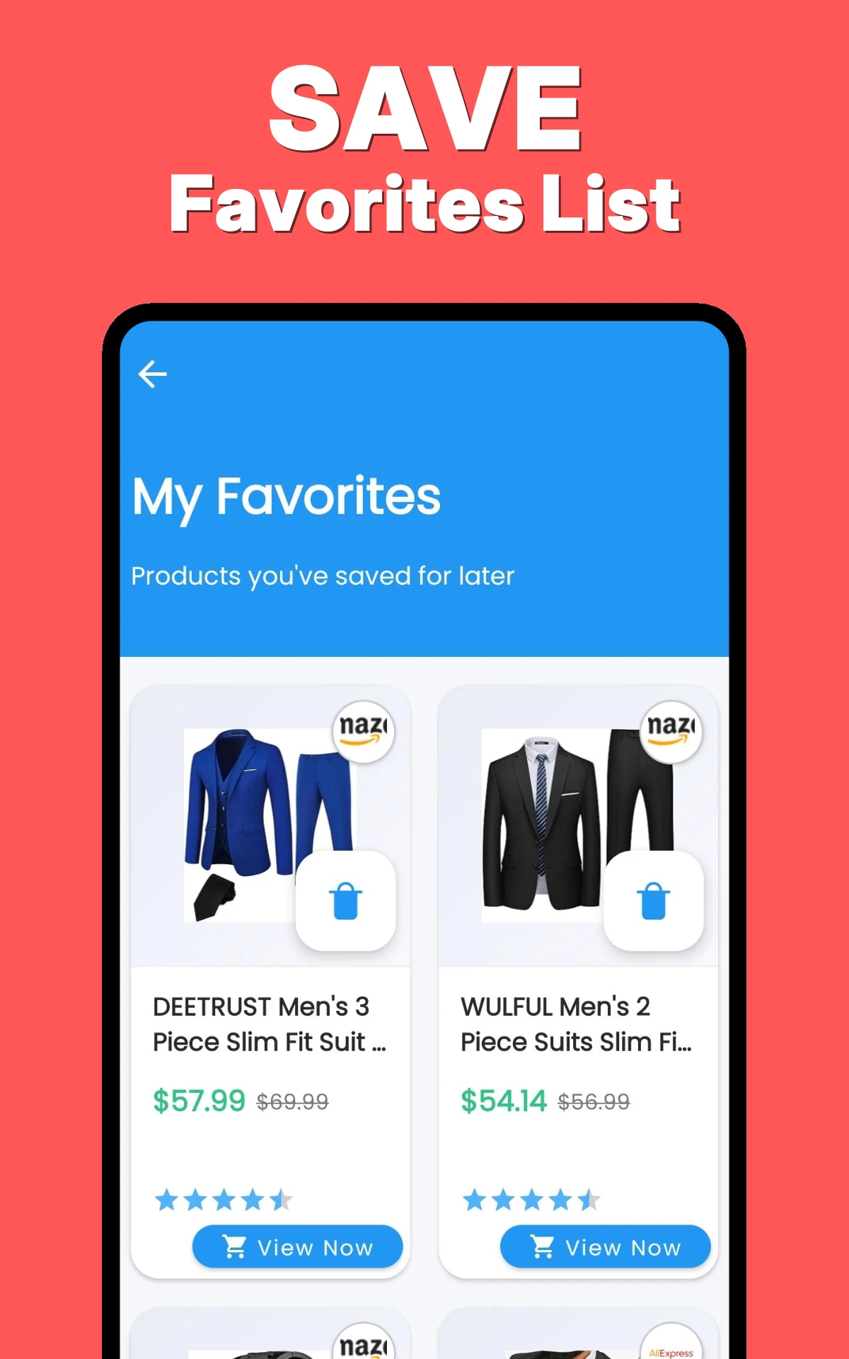 Men's Clothing Price Compare screenshot