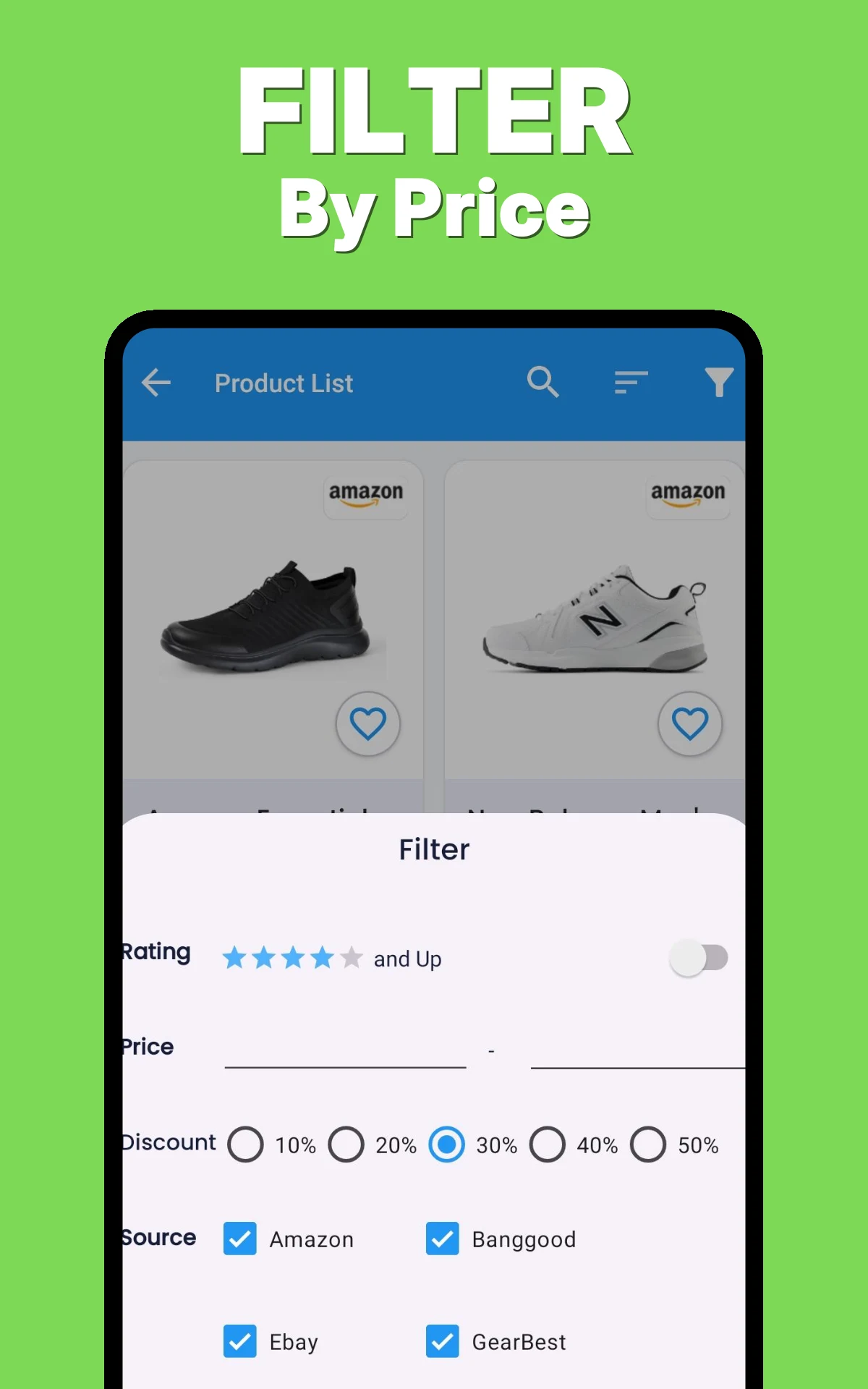 Men's Clothing Price Compare screenshot