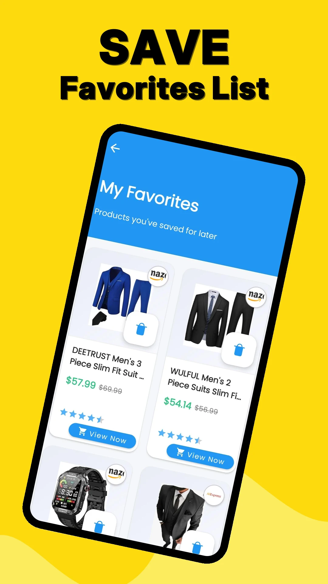 Men's Clothing Price Compare screenshot